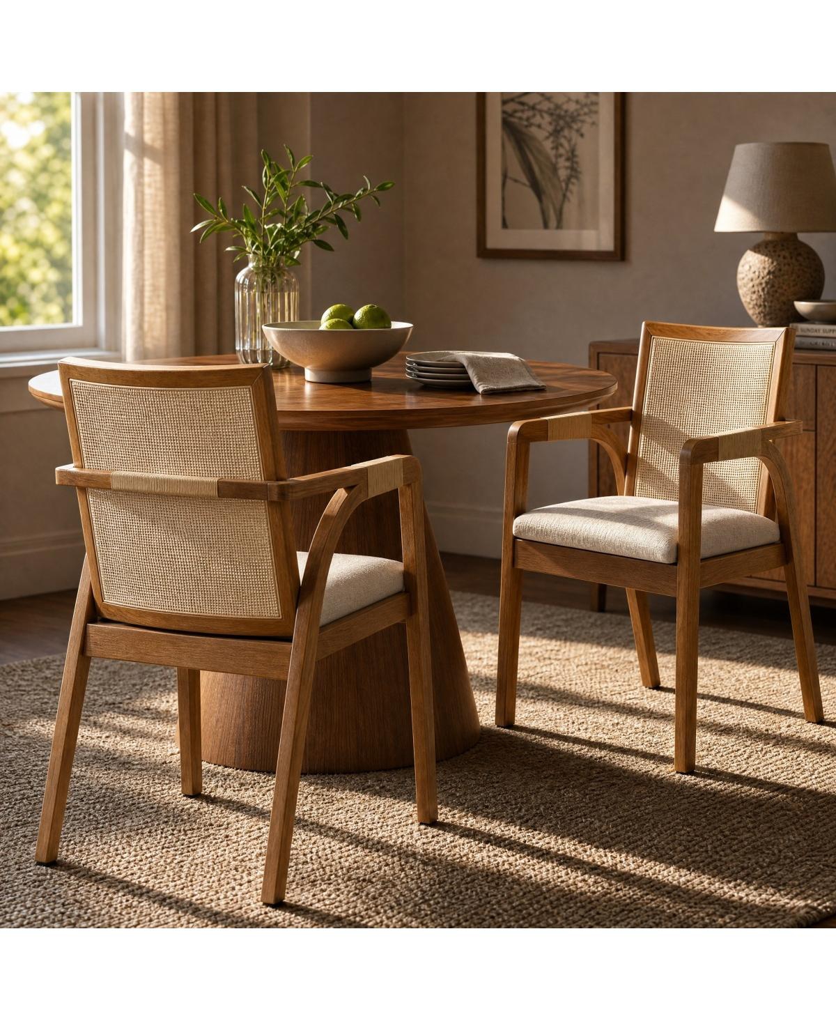 Streamdale Furniture Set of 2 Dining Arm Chairs