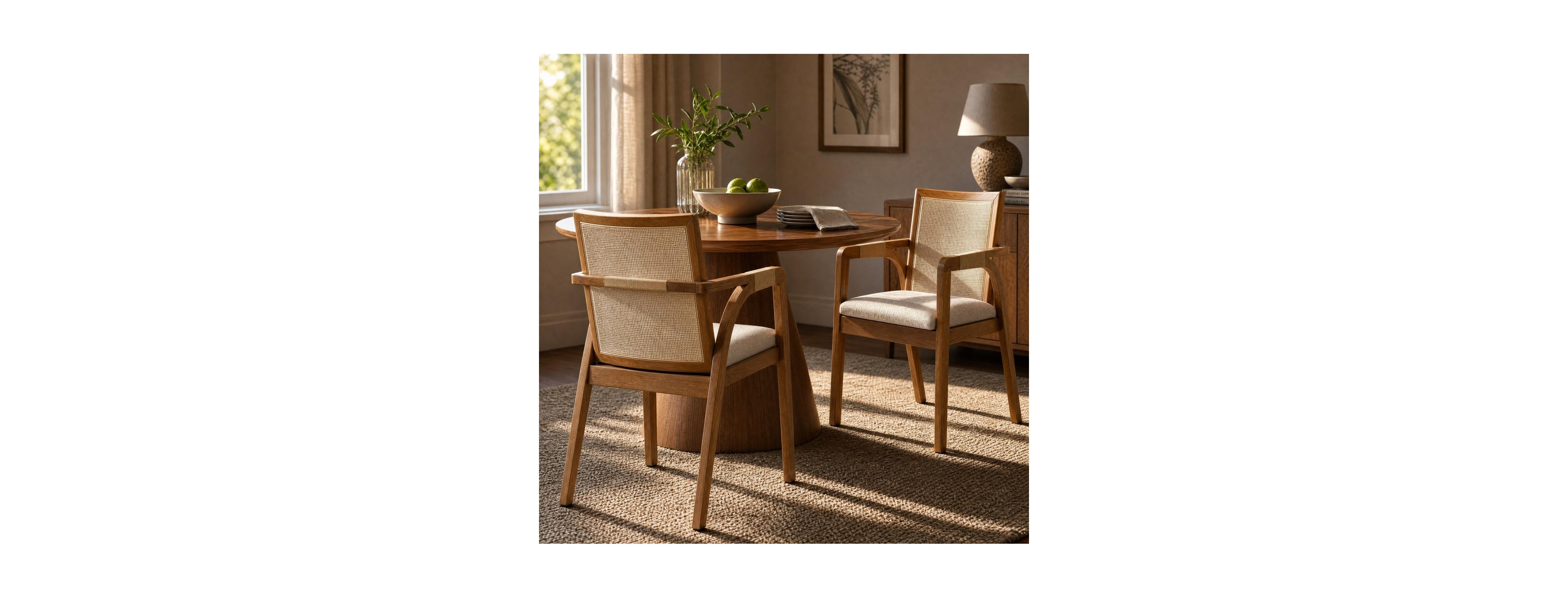 Streamdale Furniture Set of 2 Dining Arm Chairs