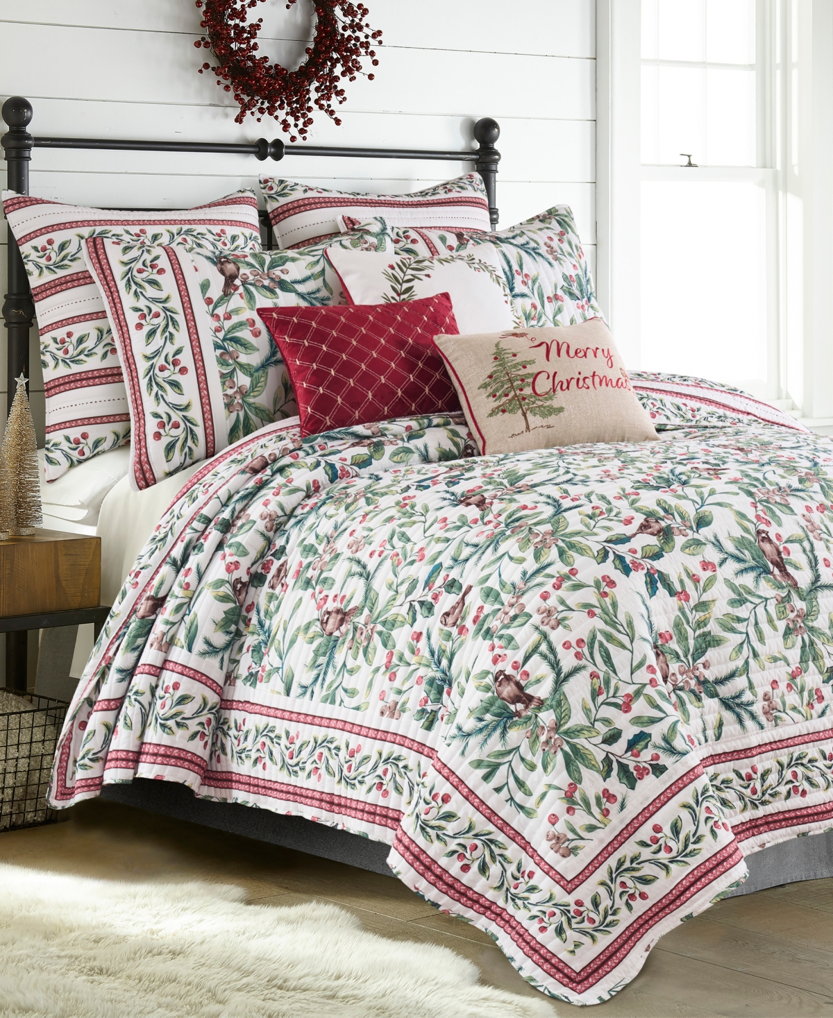 Levtex Home Berry Lane Reversible 2-Piece Quilt Set, Twin/Twin Xl