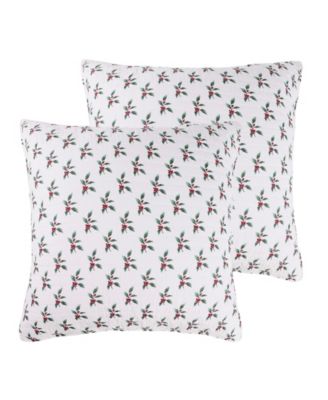 Berry Bloom 2-Piece Sham Set, European