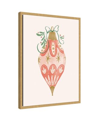 Sylvie Framed Canvas Holiday Ornament Collection 1 by Jill Labieniec