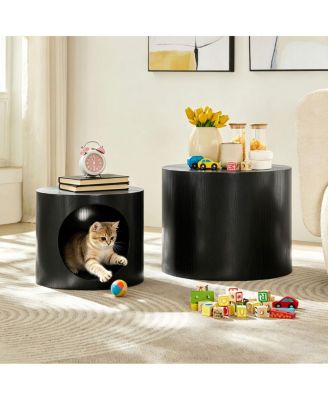 Cat Nest Coffee Table Set of 2, No Assembly