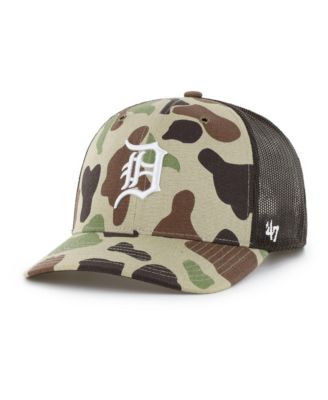 Men's Camo Detroit Tigers Duck Camo Trucker Hat