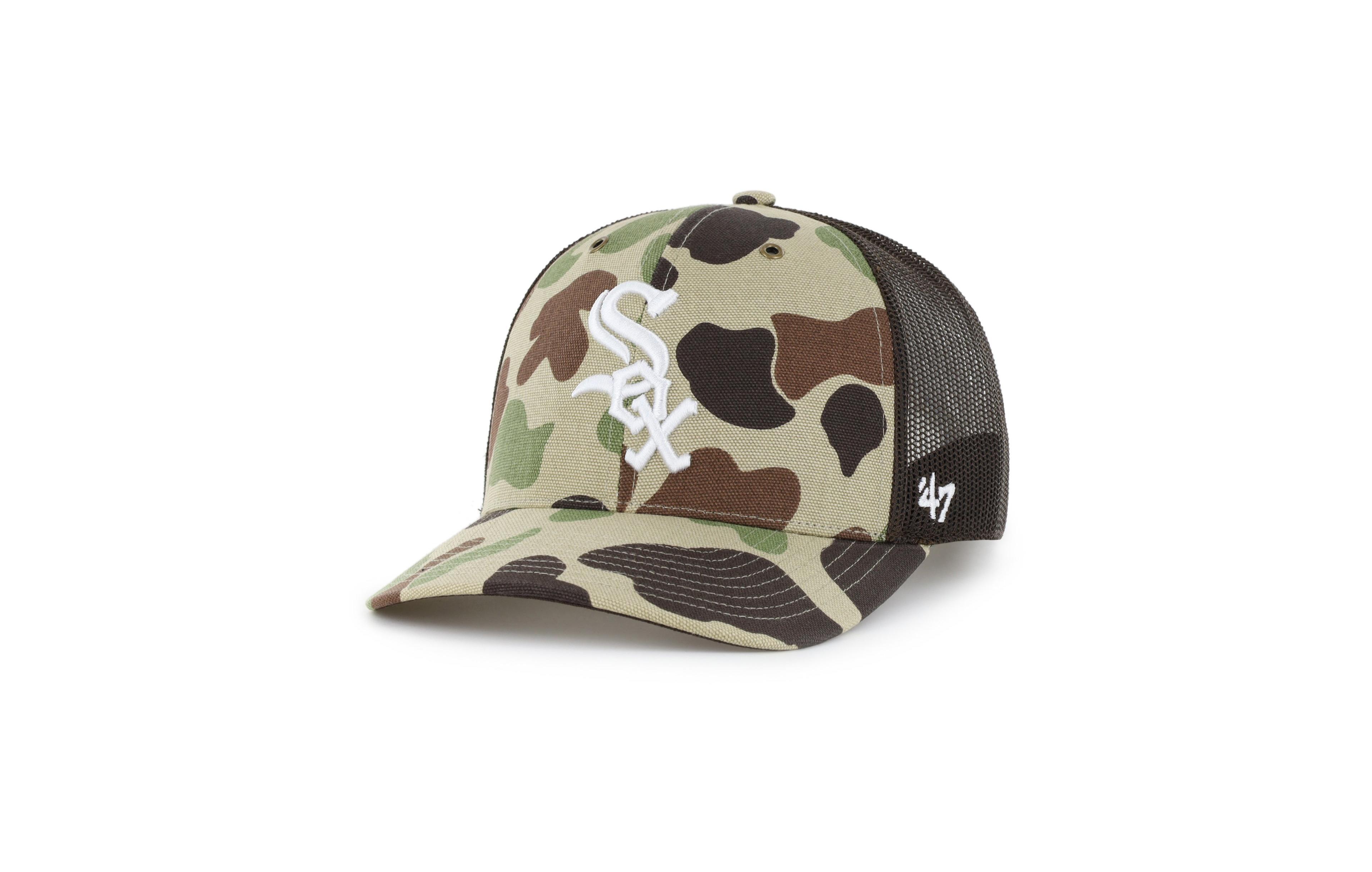 '47 Brand Men's Camo Chicago White Sox Duck Camo Trucker Hat