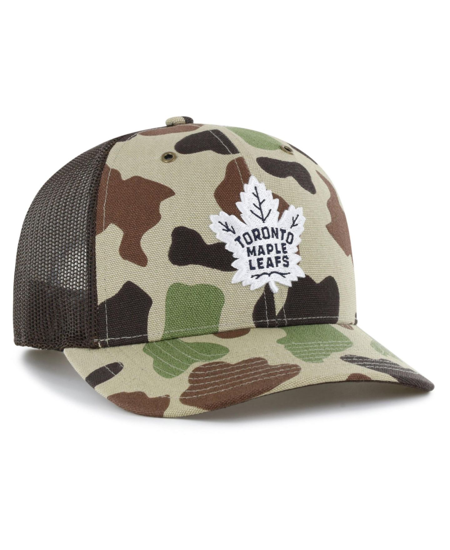 Мужская кепка '47 Brand Camo Toronto Maple Leaf's Duck Camo Trucker Hat — фото 4