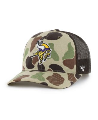 Men's Camo Minnesota Vikings Duck Camo Relaxed Trucker Hat