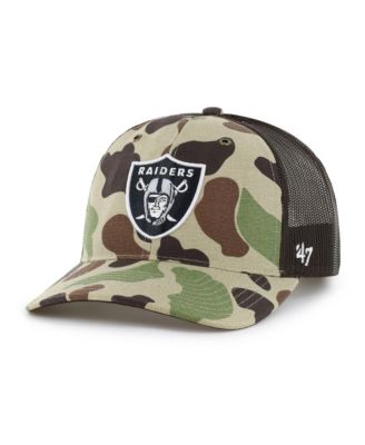 Men's Camo Las Vegas Raiders Duck Camo Relaxed Trucker Hat