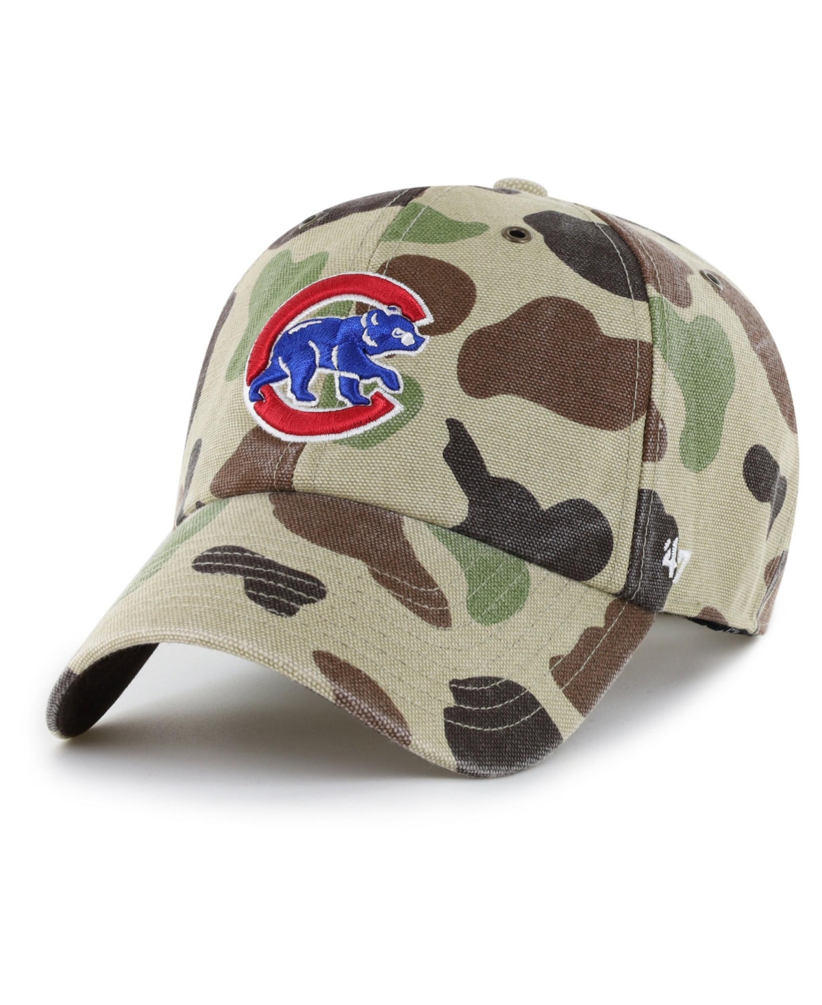 '47 Brand Men's Camo Chicago Cubs Duck Camo Clean Up Adjustable Hat - Camo