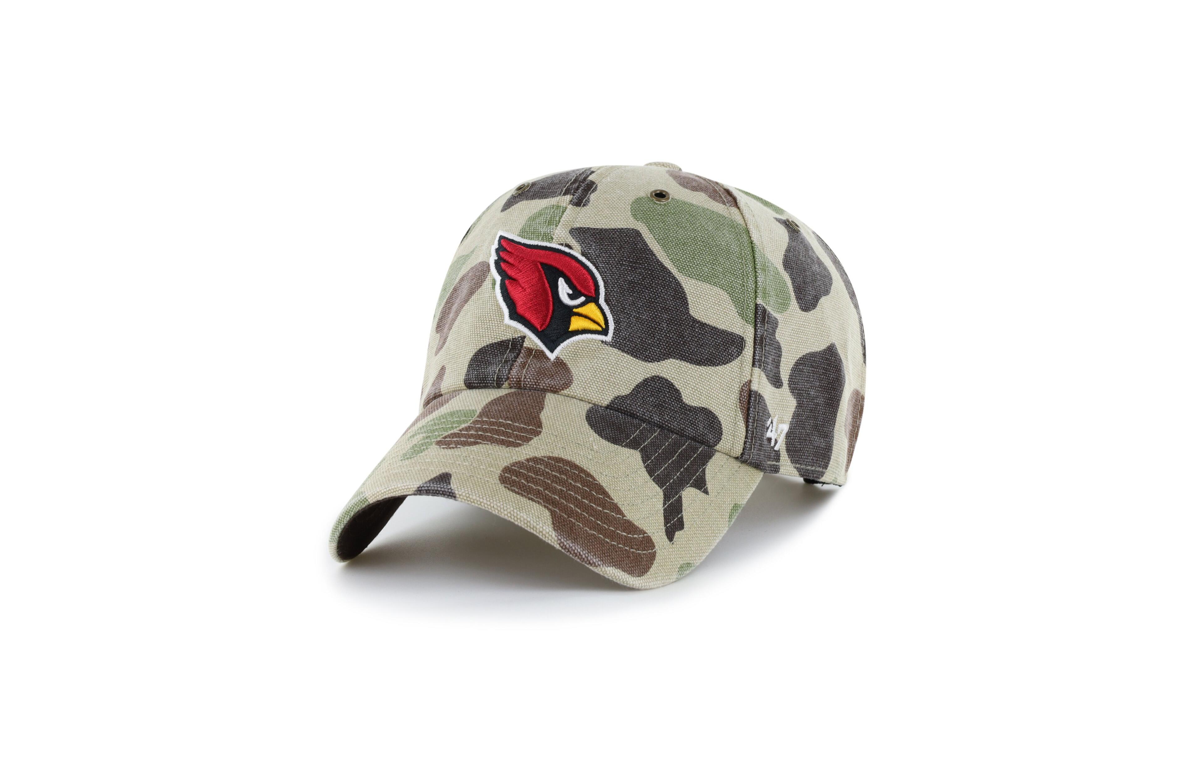 '47 Brand Men's Camo Arizona Cardinals Duck Camo Clean Up Adjustable Hat