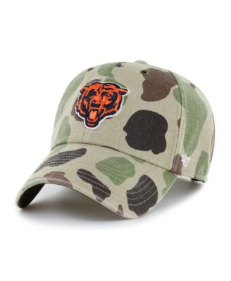 Men's Camo Chicago Bears Duck Camo Clean Up Adjustable Hat