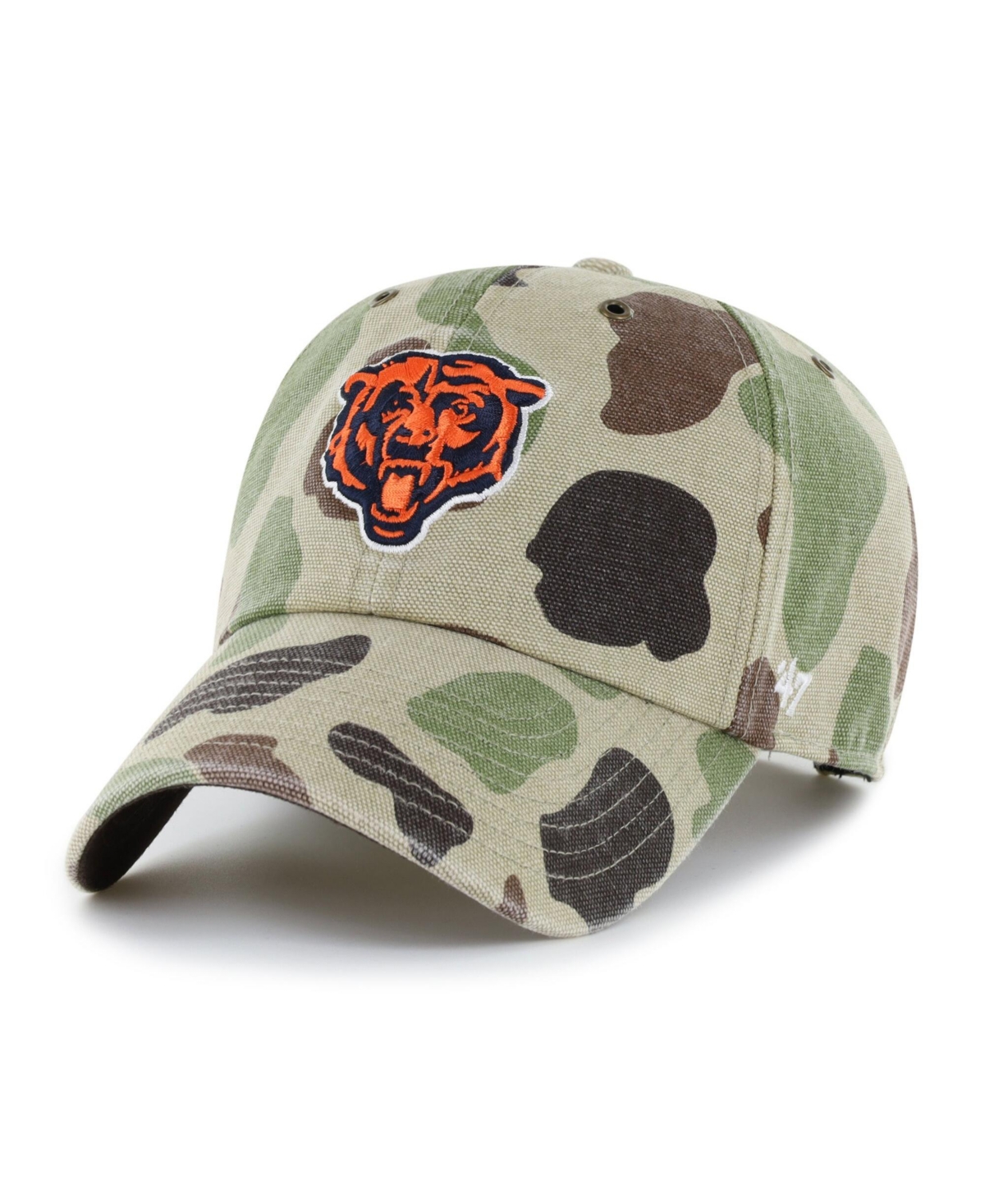 '47 Brand Men's Camo Chicago Bears Duck Camo Clean Up Adjustable Hat