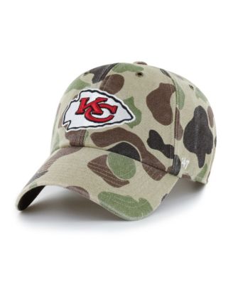 Men's Camo Kansas City Chiefs Duck Camo Clean Up Adjustable Hat