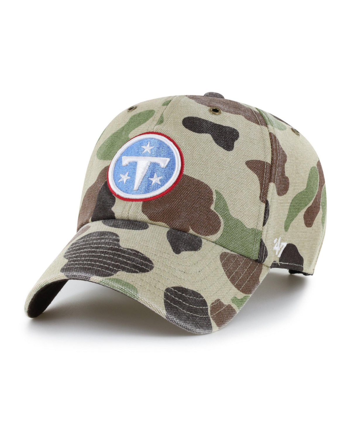 '47 Brand Men's Camo Tennessee Titans Duck Camo Clean Up Adjustable Hat