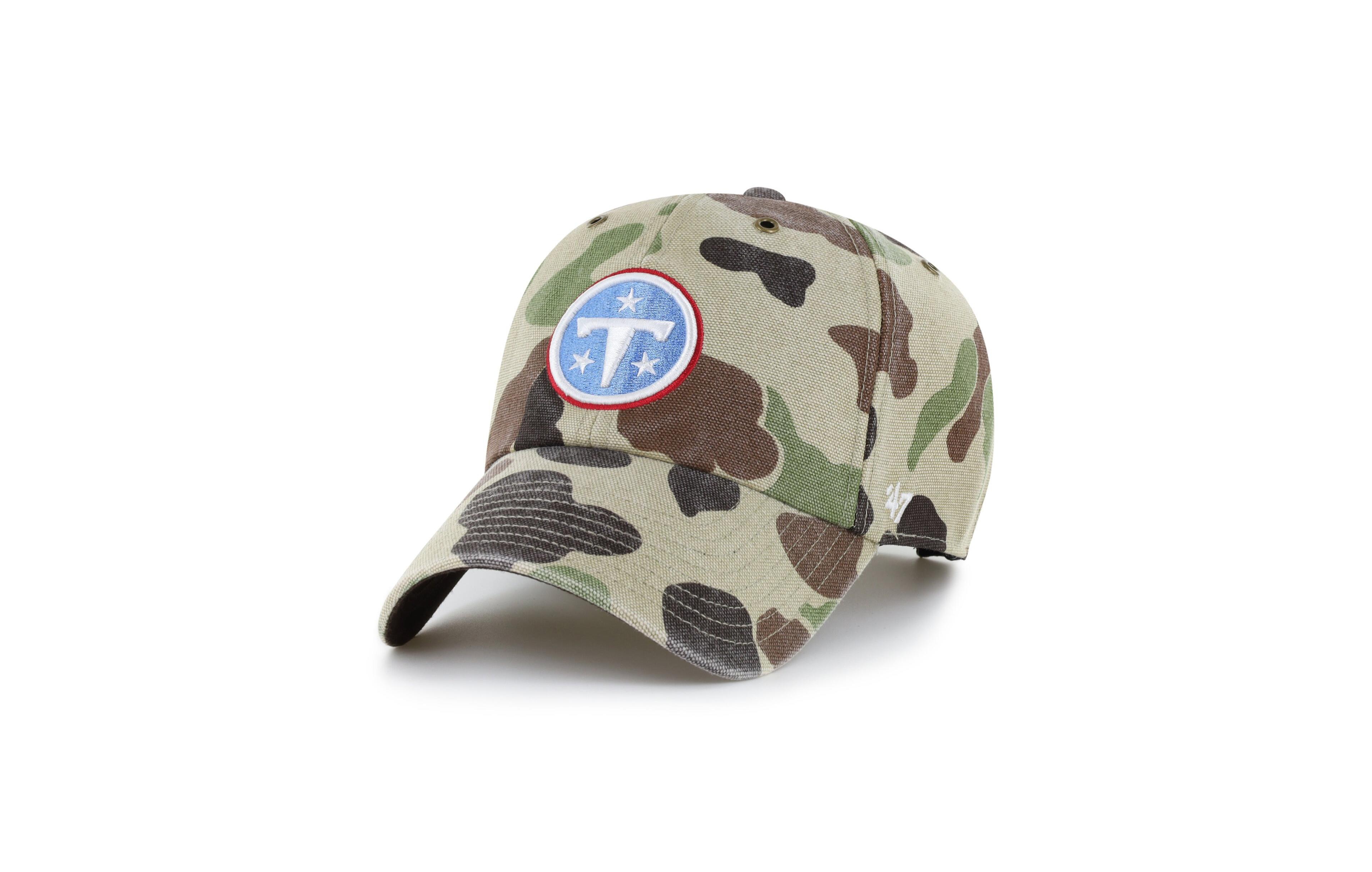 '47 Brand Men's Camo Tennessee Titans Duck Camo Clean Up Adjustable Hat
