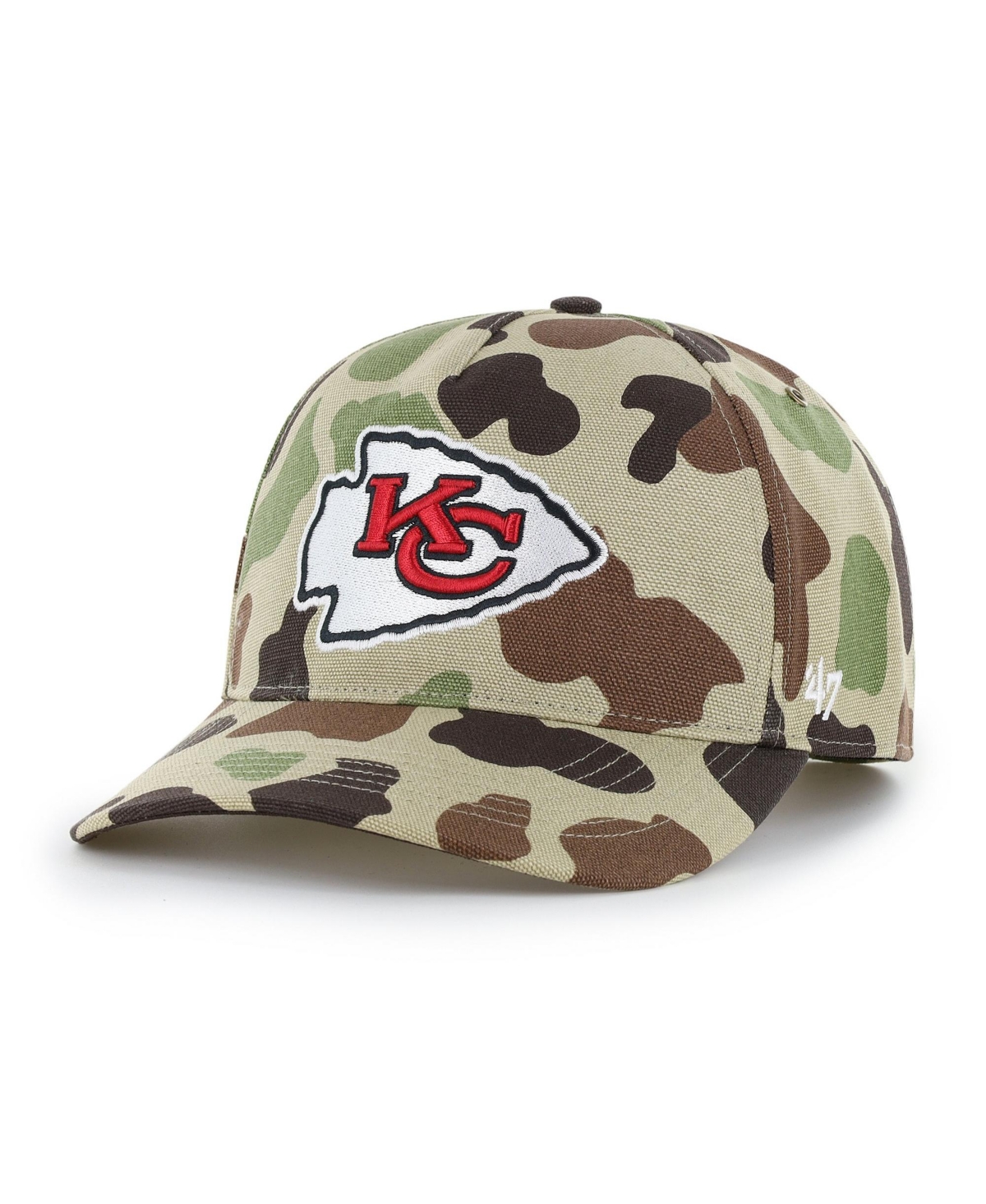 '47 Brand Men's Camo Kansas City Chiefs Duck Camo Relaxed Hitch Hat