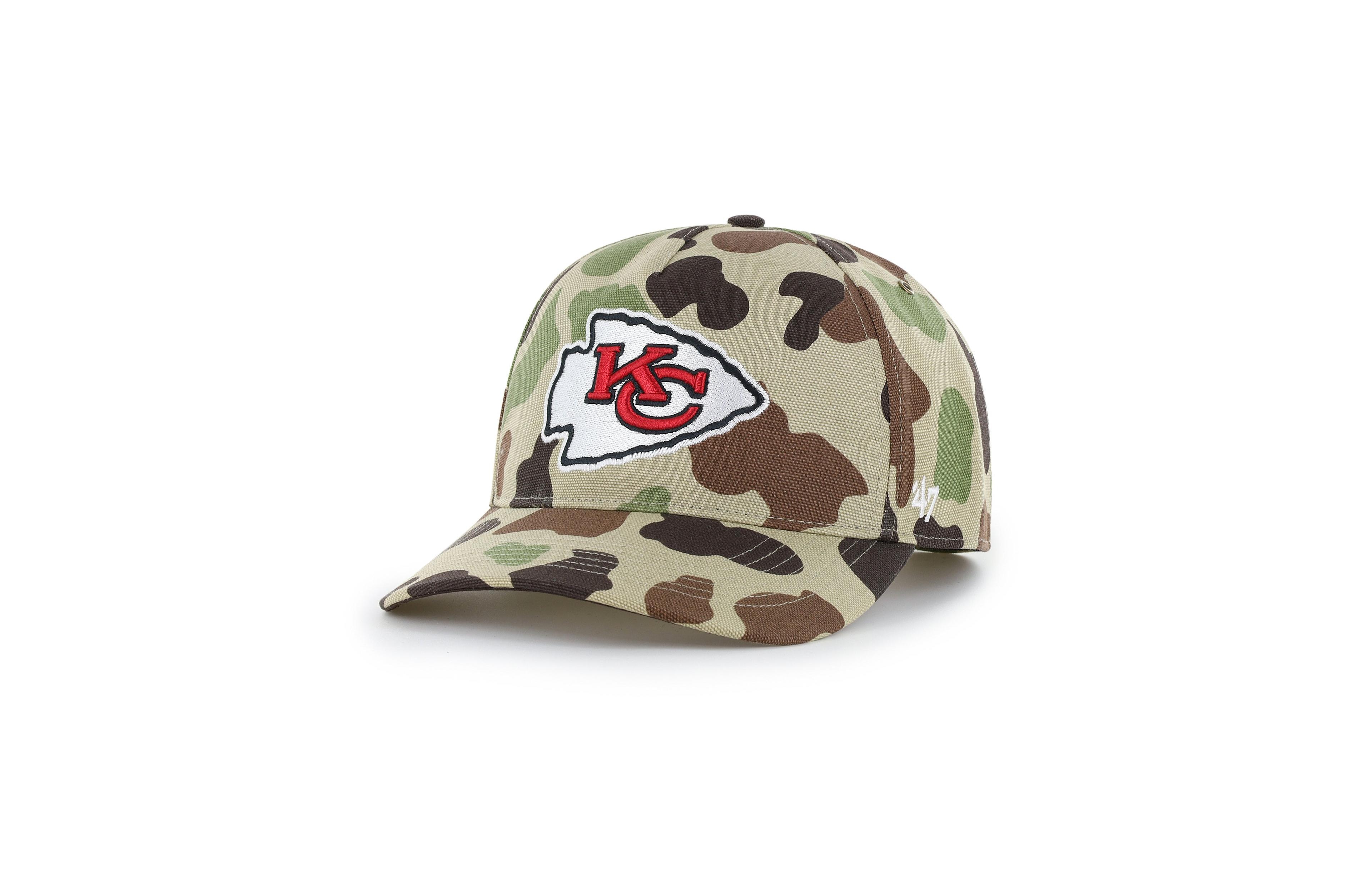 '47 Brand Men's Camo Kansas City Chiefs Duck Camo Relaxed Hitch Hat