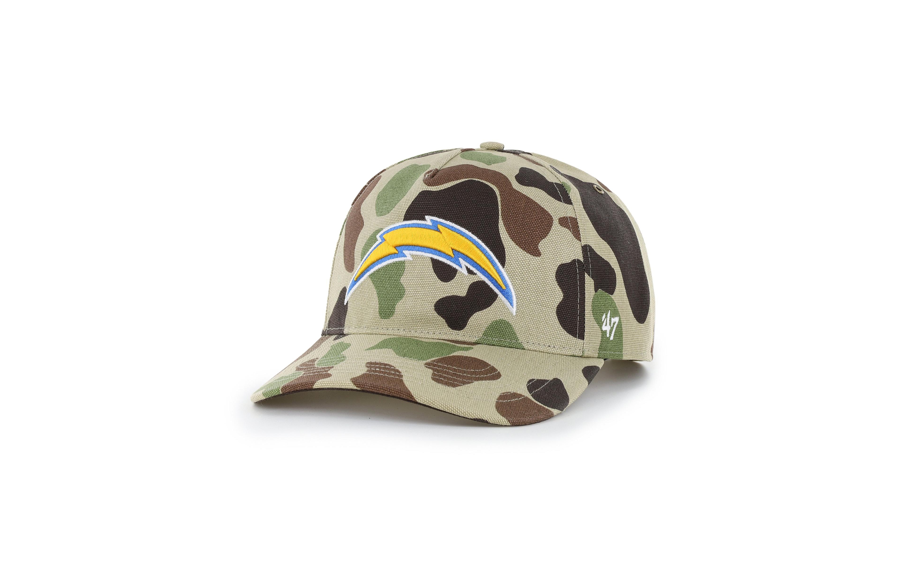 '47 Brand Men's Camo Los Angeles Chargers Duck Camo Relaxed Hitch Hat