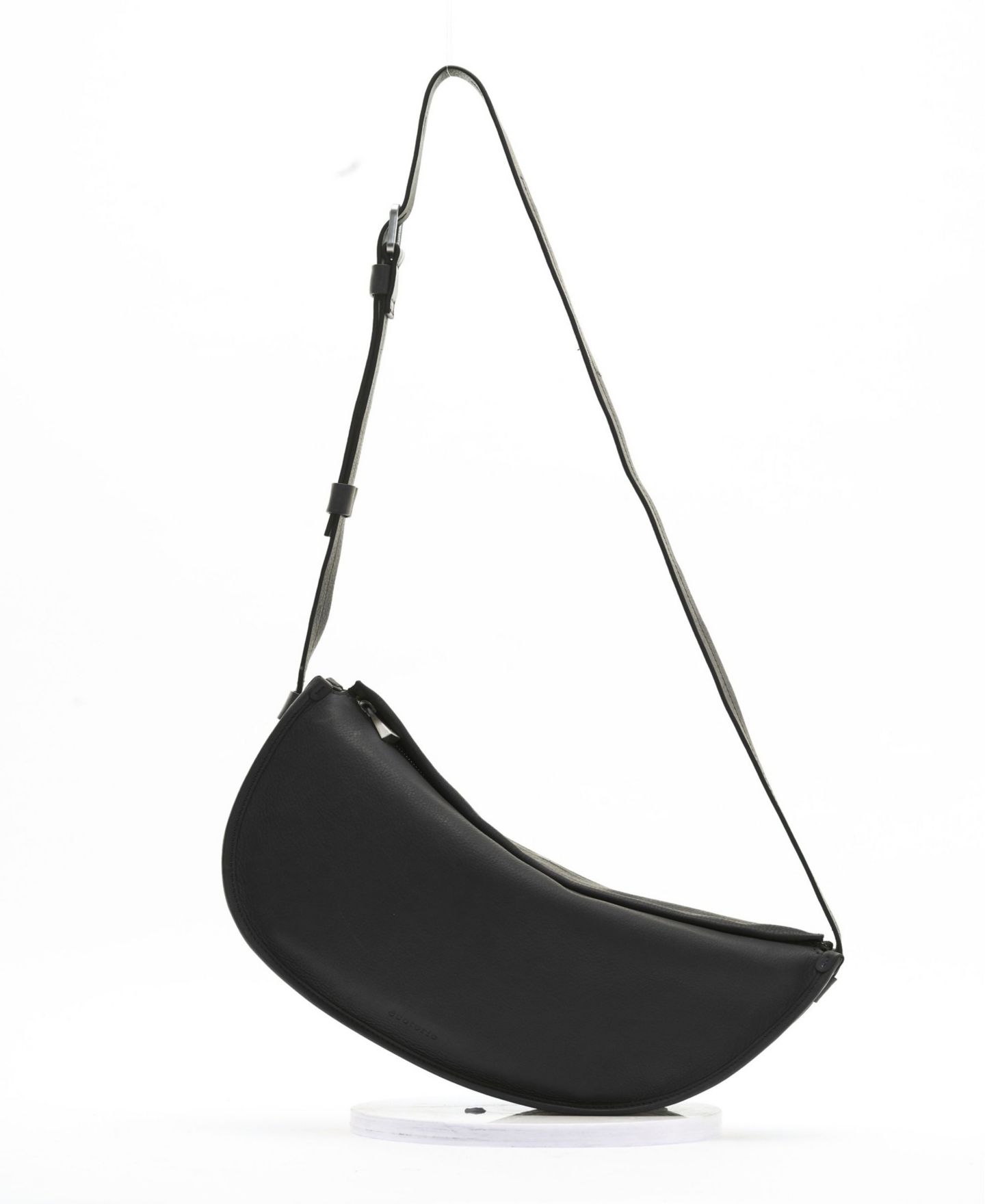 Женская сумка Ecotorie Dora Leather Adjustable Crossbody, цвет: Чёрный — фото 1