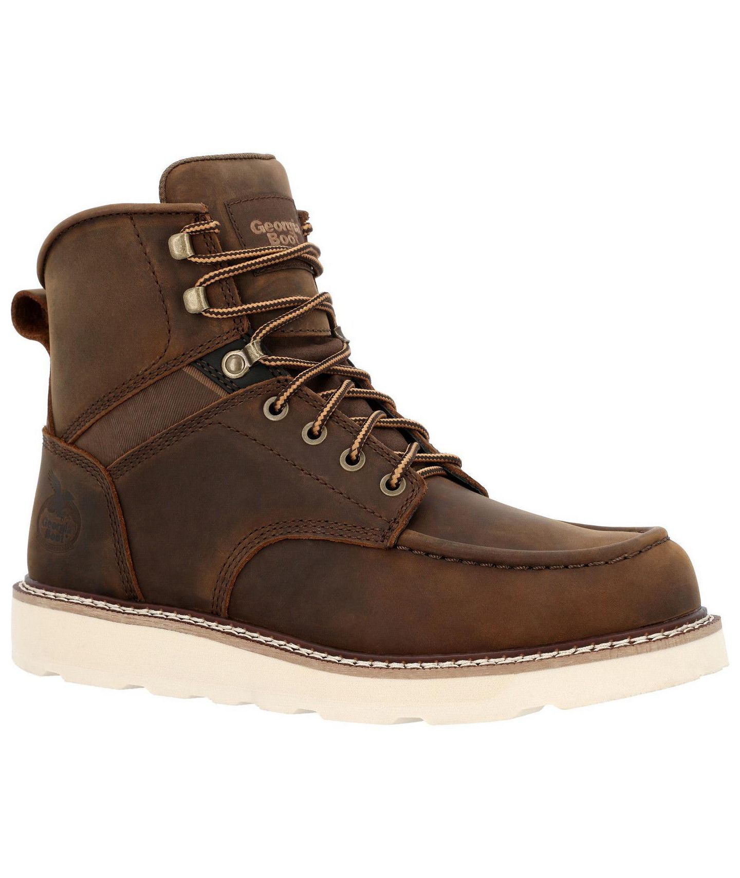Мужские ботинки GEORGIA BOOT Core 37 6" Work Boot, цвет: Коричневый — фото 4