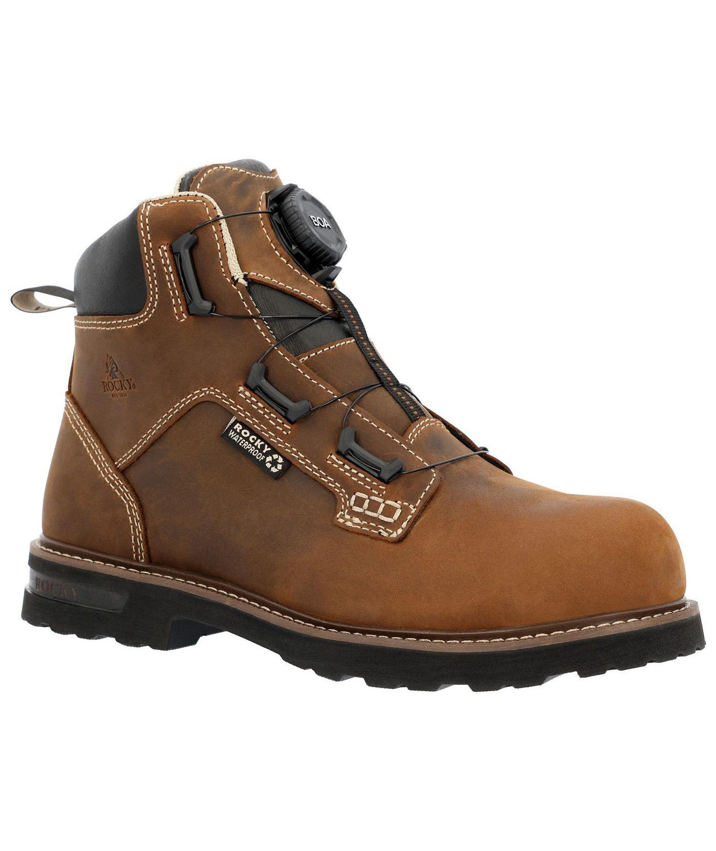 Мужские ботинки ROCKY Grindstone Xtr Boa Work Boot, цвет: Crazy Horse — фото 8