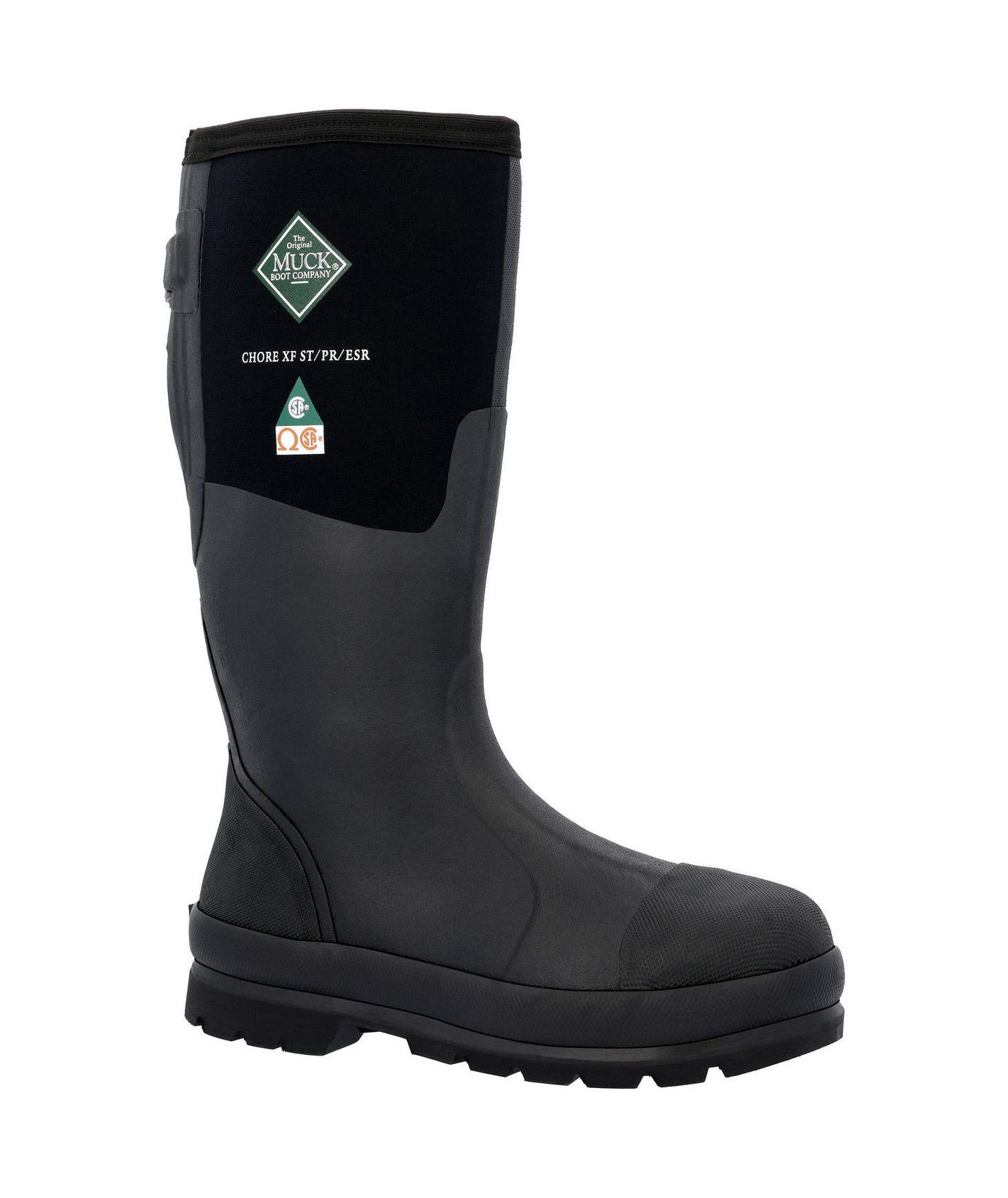 Мужские ботинки MUCK Chore Classic Steel Toe XF (Wide Calf), цвет: Чёрный — фото 11