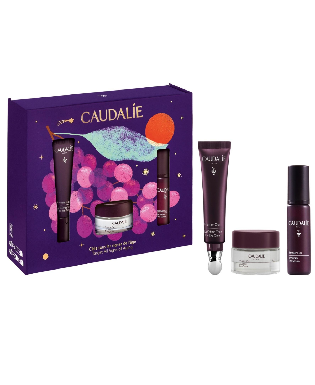 Caudalie 3-Piece The Anti-Aging Routine Set