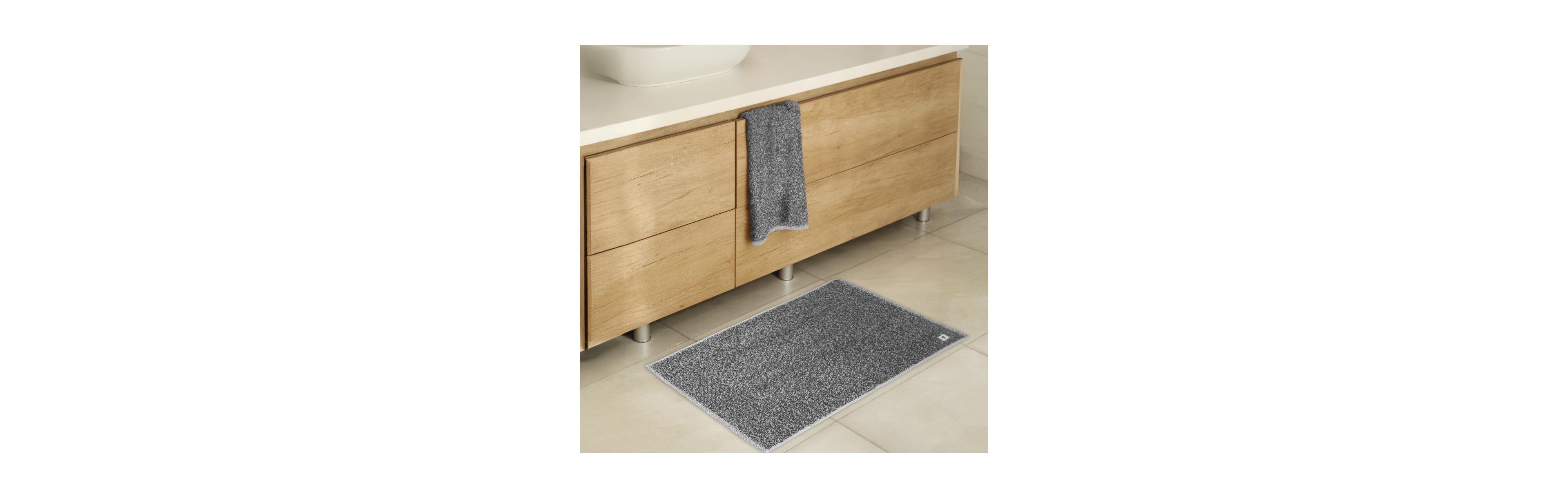 Cariloha Two-Tone Bath Mat - Plush Viscose from Bamboo 20" x 32"
