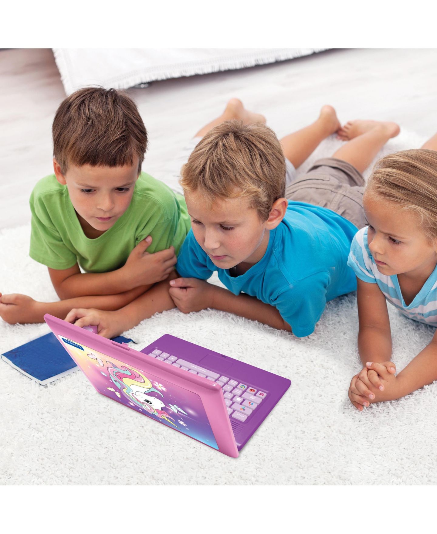 Детская игрушка Lexibook Unicorn Bilingual English and Spanish 164 Activities Educational Laptop, от 4 лет, цвет: Фиолетовый — фото 9