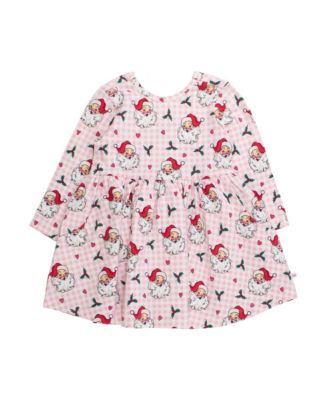 Baby Girls' Pretty Presents Knit Long-Sleeve Fit & Flare Dress