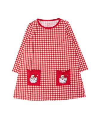 Baby Girls' Holly Candy Canes Long-Sleeve A-Line Knit Dress