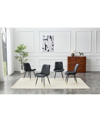 Tech Fabric Dining Chairs Set of 4