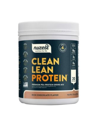 Clean Lean Protein Pea Protein Powder, Rich Chocolate, 20 Servings with 18g Protein, 1.1lb