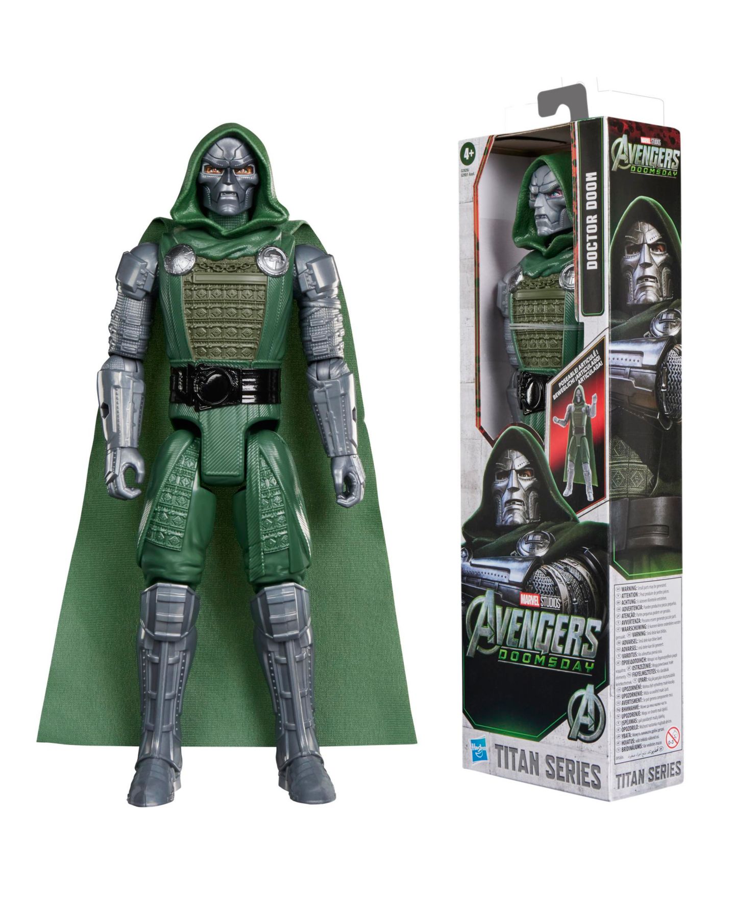 Детская фигурка Marvel Doctor Doom Avengers: Doomsday Titan Series 11.5" Action Figure, Ages 4+ — фото 5