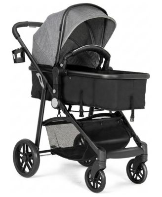 2-in-1 Foldable Baby Stroller with Reclining Seat Ages 0-36 Months