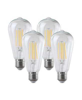 6W Vintage Clear Glass 2700K Warm Dimmable LED Filament Light Bulb
