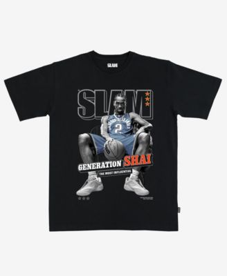 Men's and Women's Shai Gilgeous-Alexander Black Oklahoma City Thunder Cover T-Shirt
