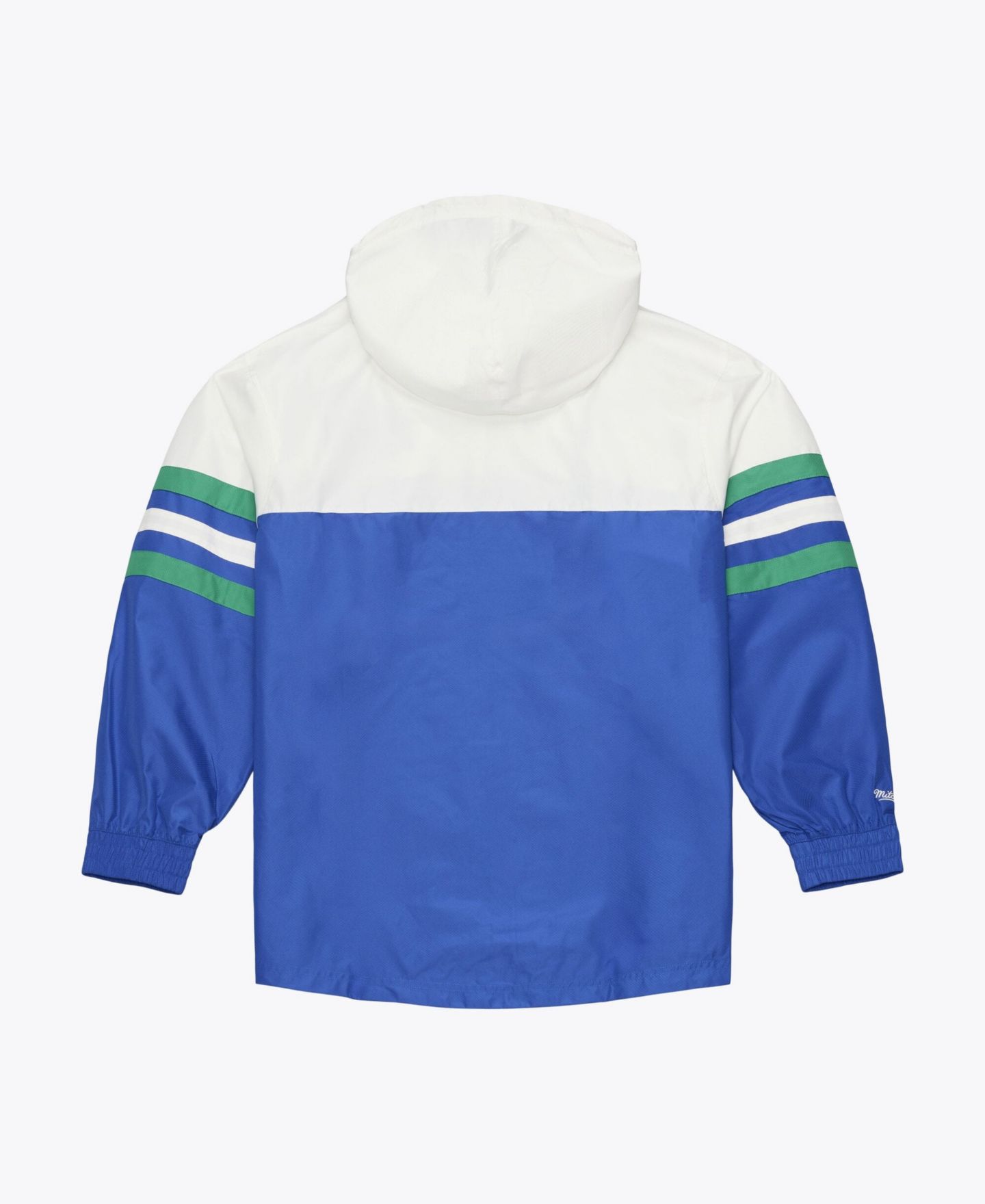 Мужская куртка Mitchell & Ness Blue Dallas Mavericks Head Coach Lightweight Anorak Half-Zip Windbreaker — фото 2