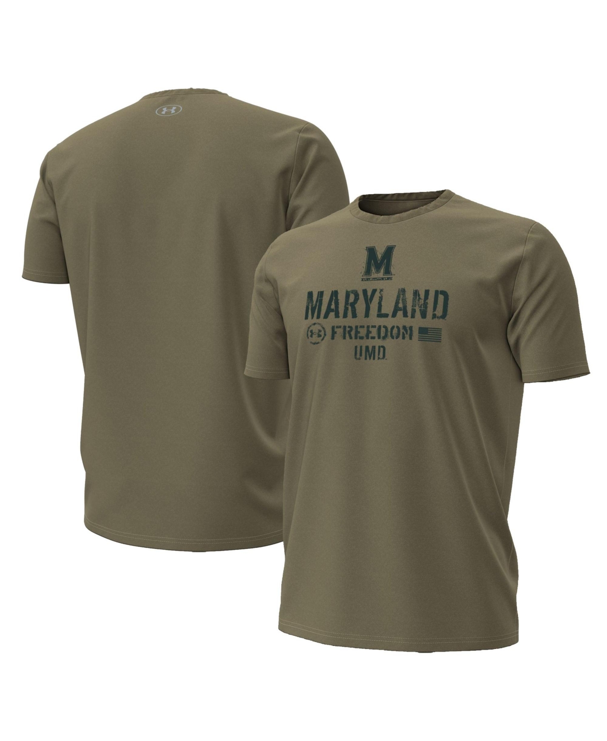 Under Armour Men's Tan Maryland Terrapins 2026 Freedom Collection T-Shirt - Tan