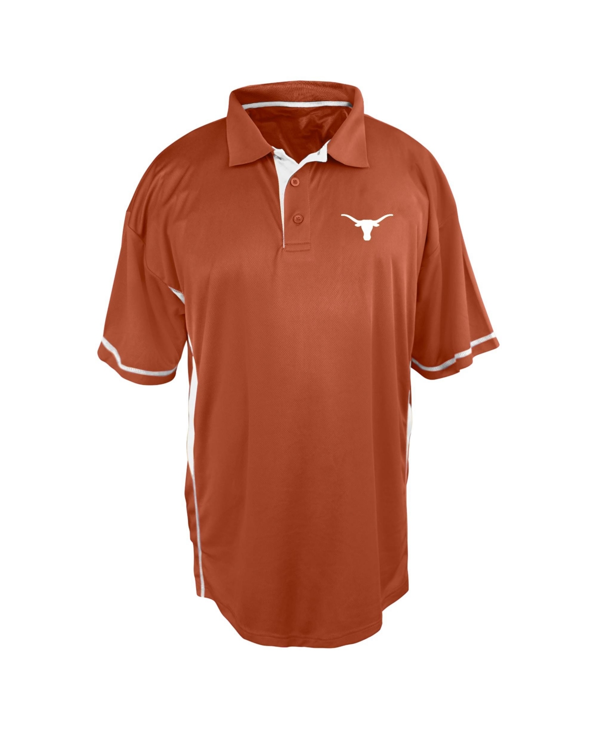 Profile Men's Texas Orange Longhorns Big Tall Color Block Panel Polo Shirt