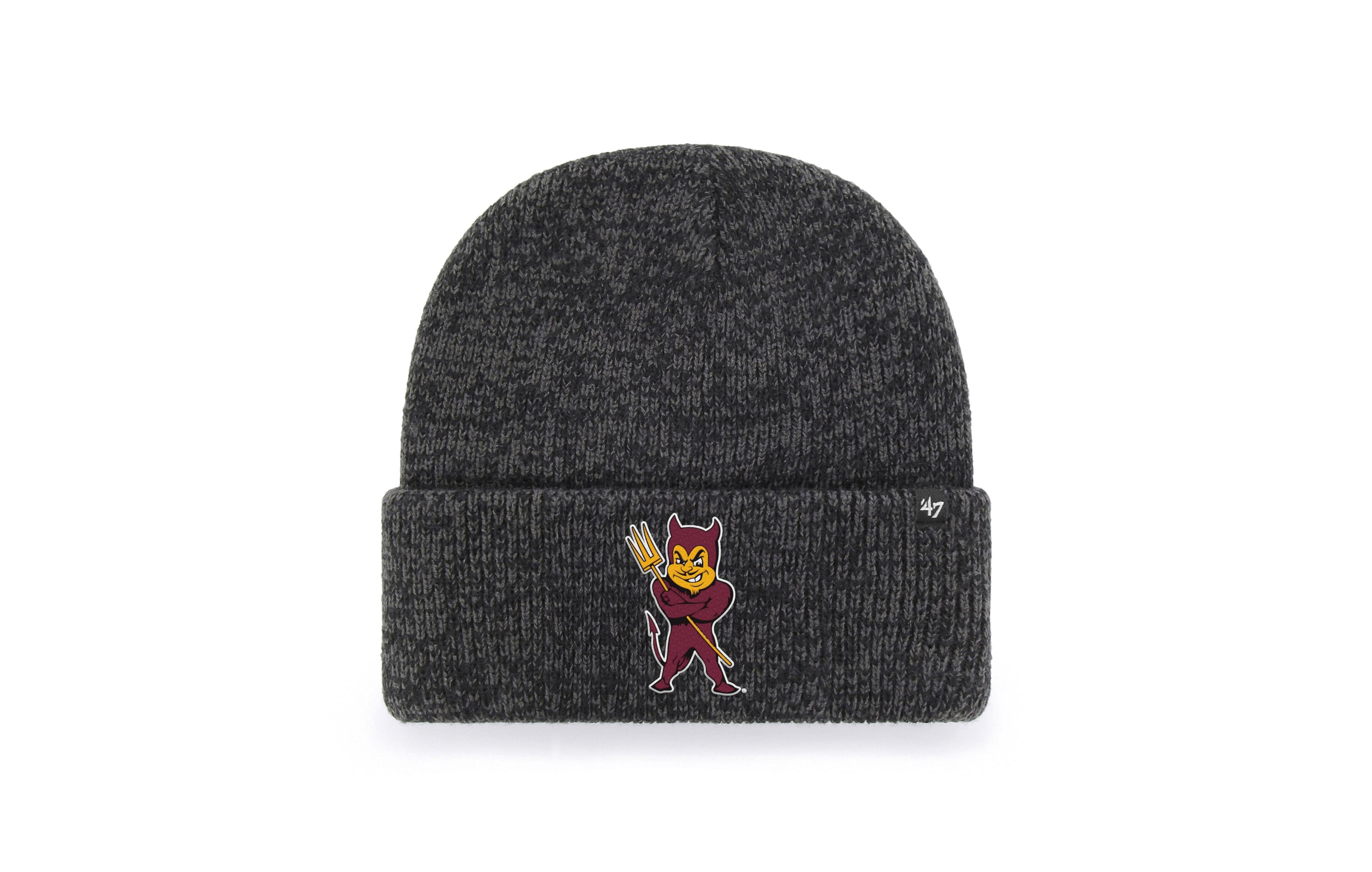 '47 Brand Men's and Women's Black Arizona State Sun Devils Brain Freeze Cuff Knit Hat