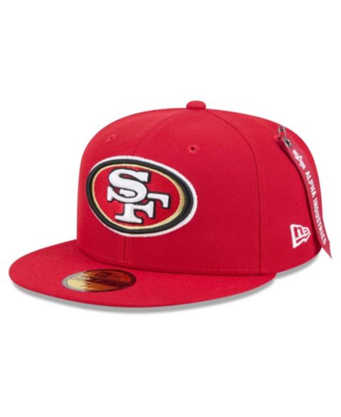 Мужская кепка New Era X Alpha Industries Scarlet San Francisco 49ers 59FIFTY Fitted Hat