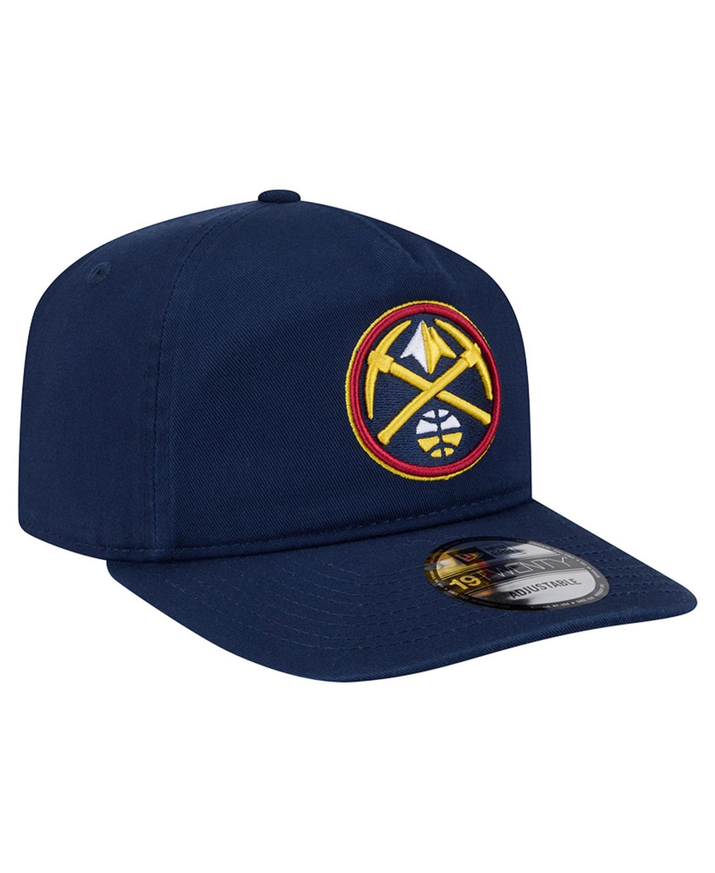 Мужская кепка New Era Navy Denver Nuggets Cotton 19TWENTY Adjustable Hat — фото 5