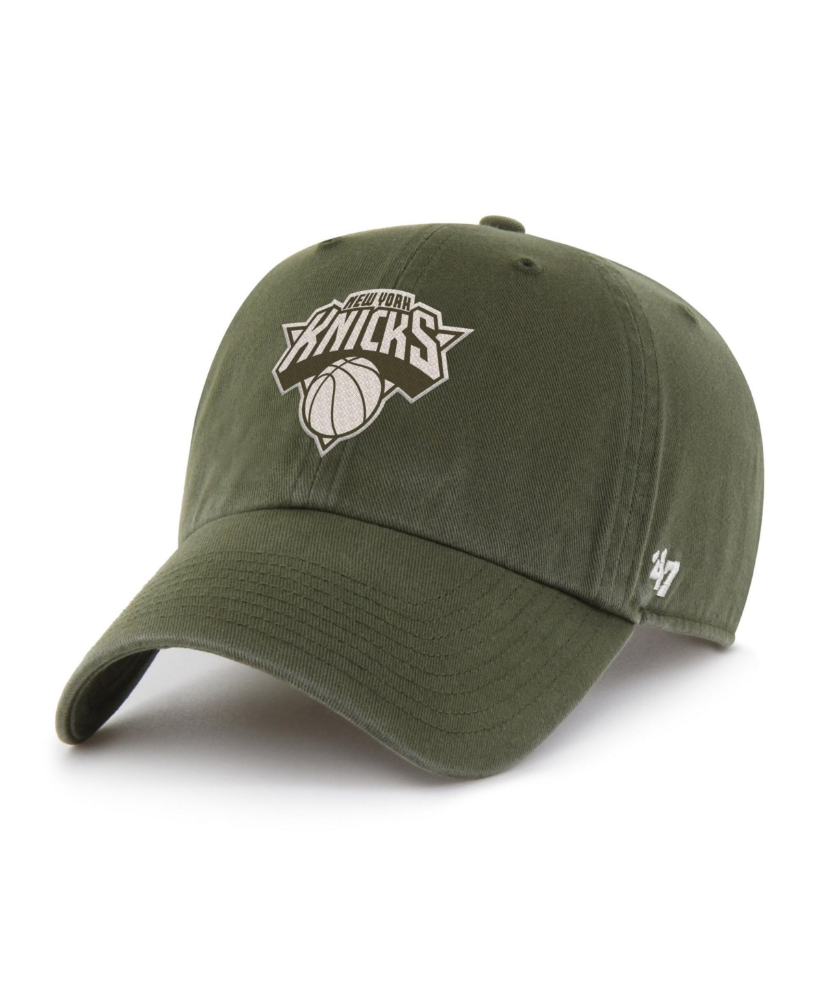 '47 Brand Men's and Women's Green New York Knicks Color Pack Clean Up Adjustable Hat - Green