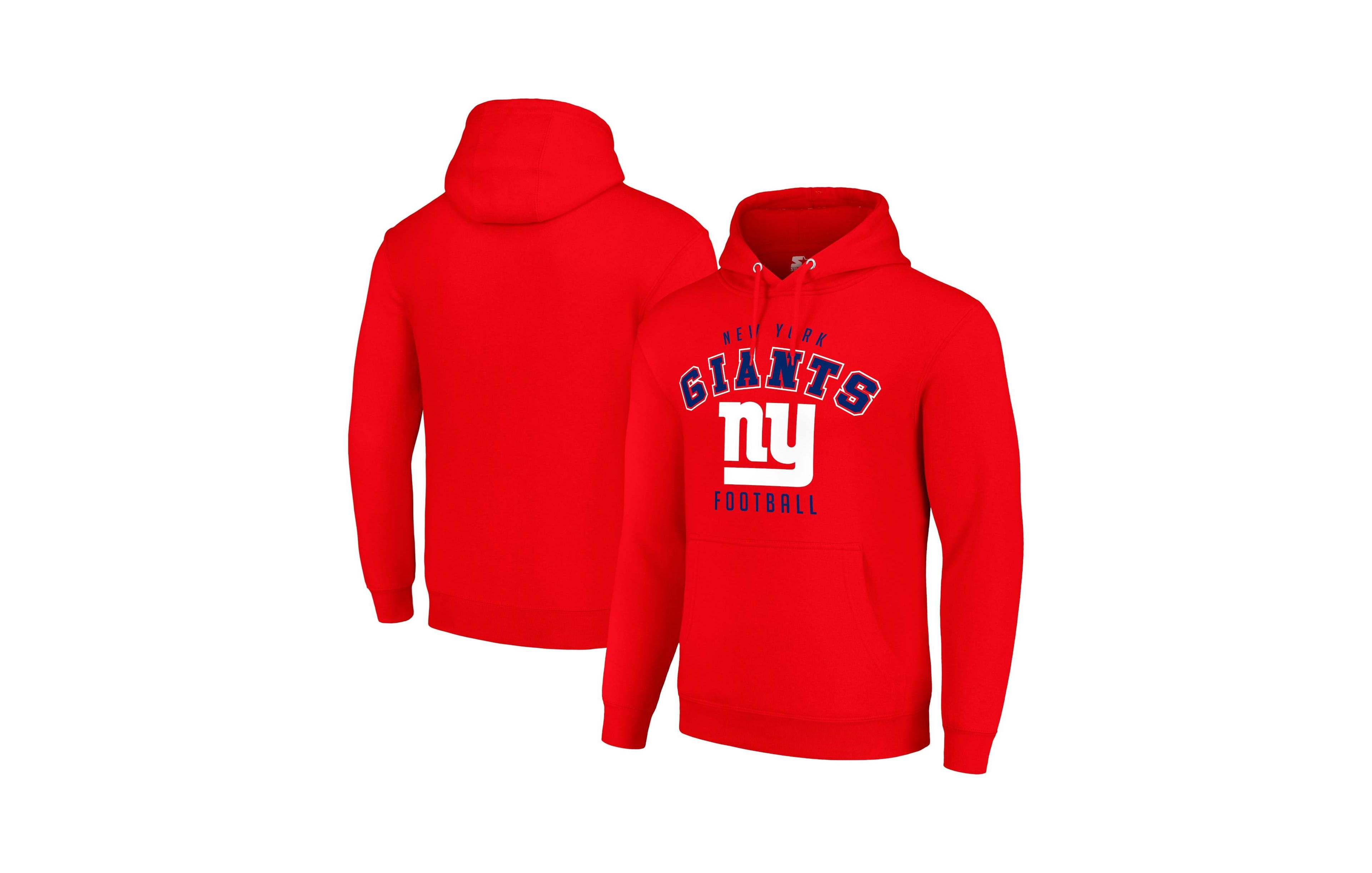 Starter Men's and Women's Red New York Giants Logo Pullover Hoodie