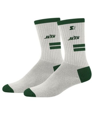 Men's and Women's Cream New York Jets Premiere Cushioned Crew Socks