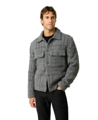 Men's Lake Charles Wool-Blend Regular-Fit Point Collar Shirt Jacket