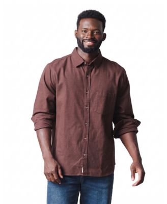 Men's Flannel Classic-Fit Organic Cotton Shirt