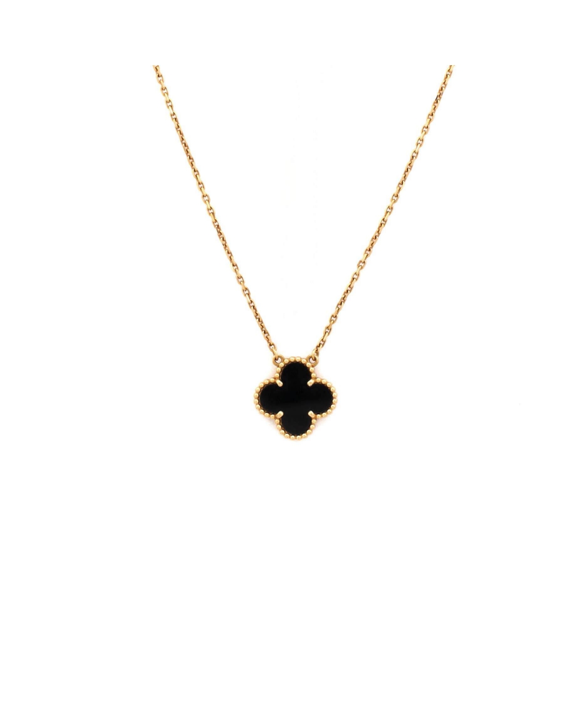 Pre-Owned Van Cleef and Arpels Vintage Alhambra Pendant Necklace - 18k yellow gold