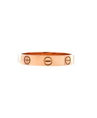 Cartier Love Wedding Band Ring in 18K Rose Gold