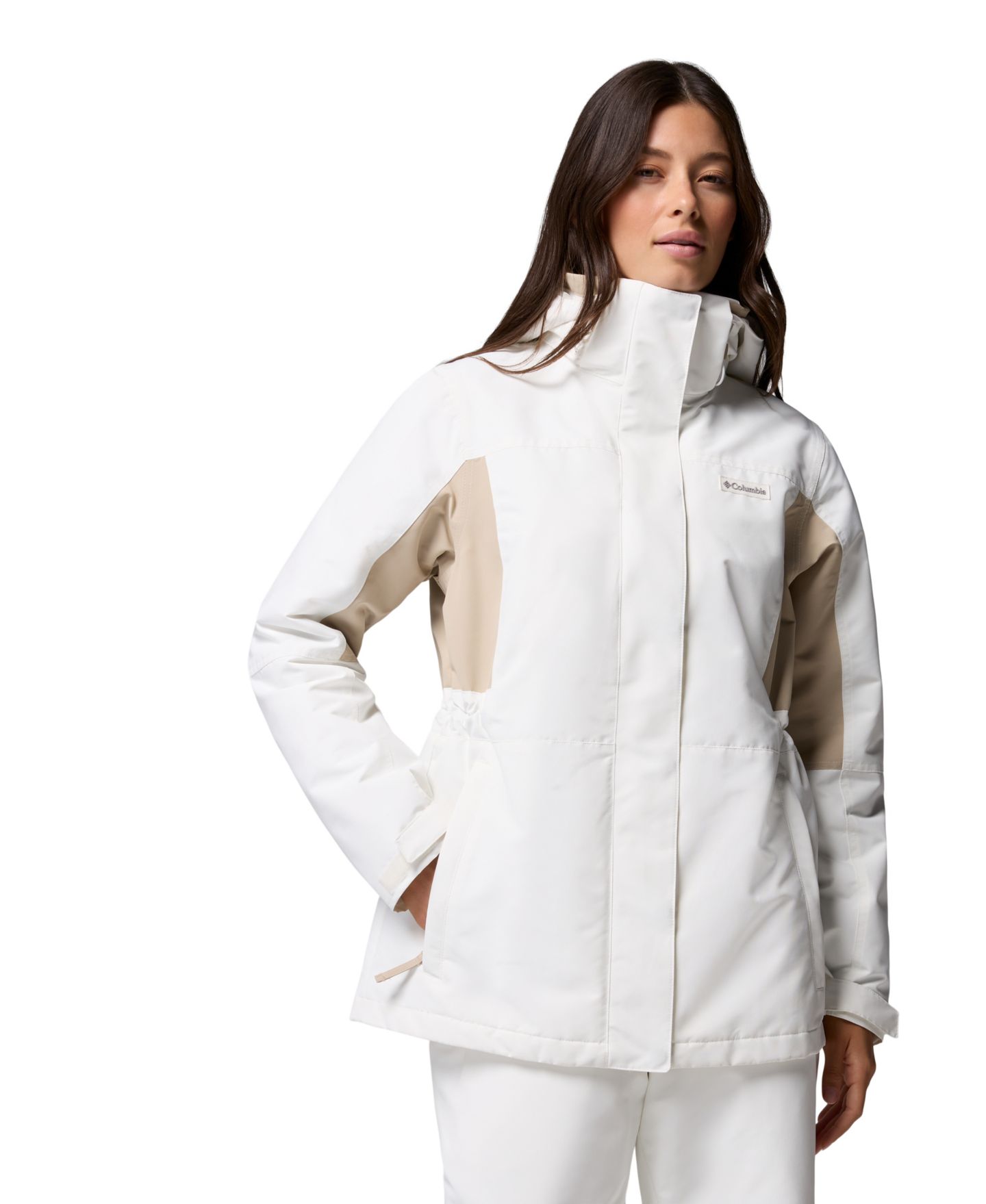 Женская куртка Columbia Bugaboo IV 3-in-1 Hooded Short, цвет: Чёрный — фото 22